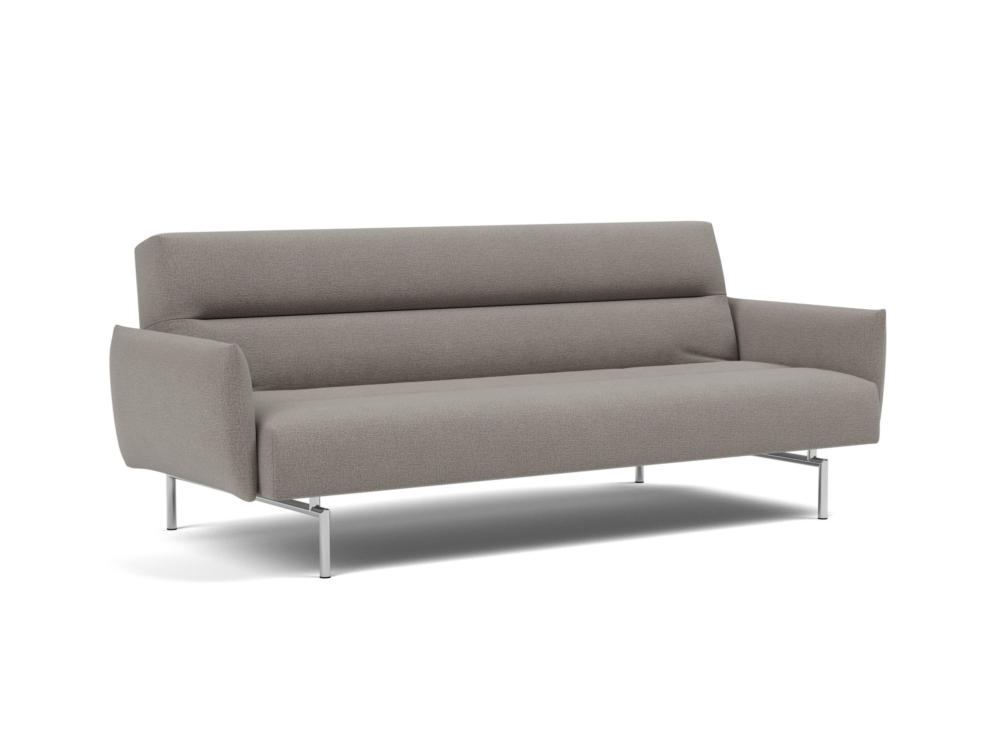 Schlafsofa Jillis mit Armlehnen Flachgewebe Mixed Dance 521-Grey