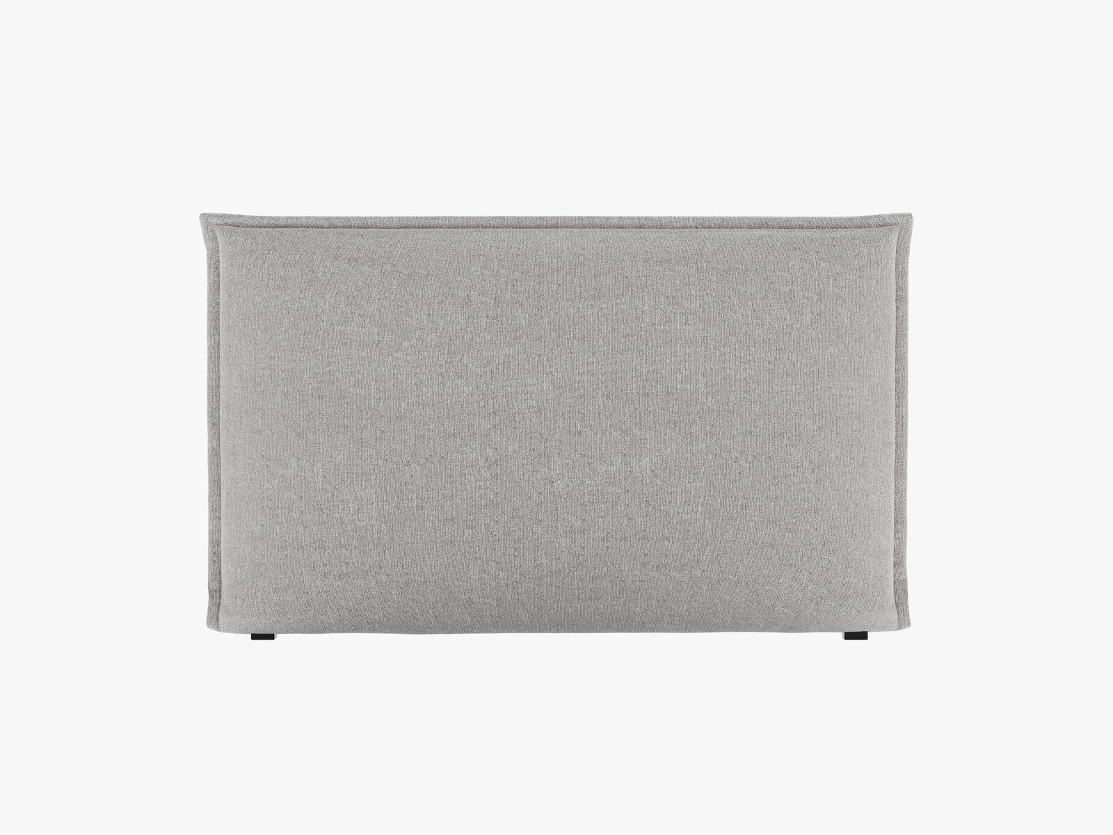 Micadoni Monica Samtiger Kopfteil 140 cm (H 95 cm) Chenille Eden Hellgrau 160x95