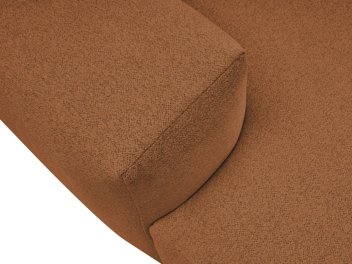 Bobochic Voltaire Sofa 4-Sitzer 248 × 170 cm Melange-Stoff Orange