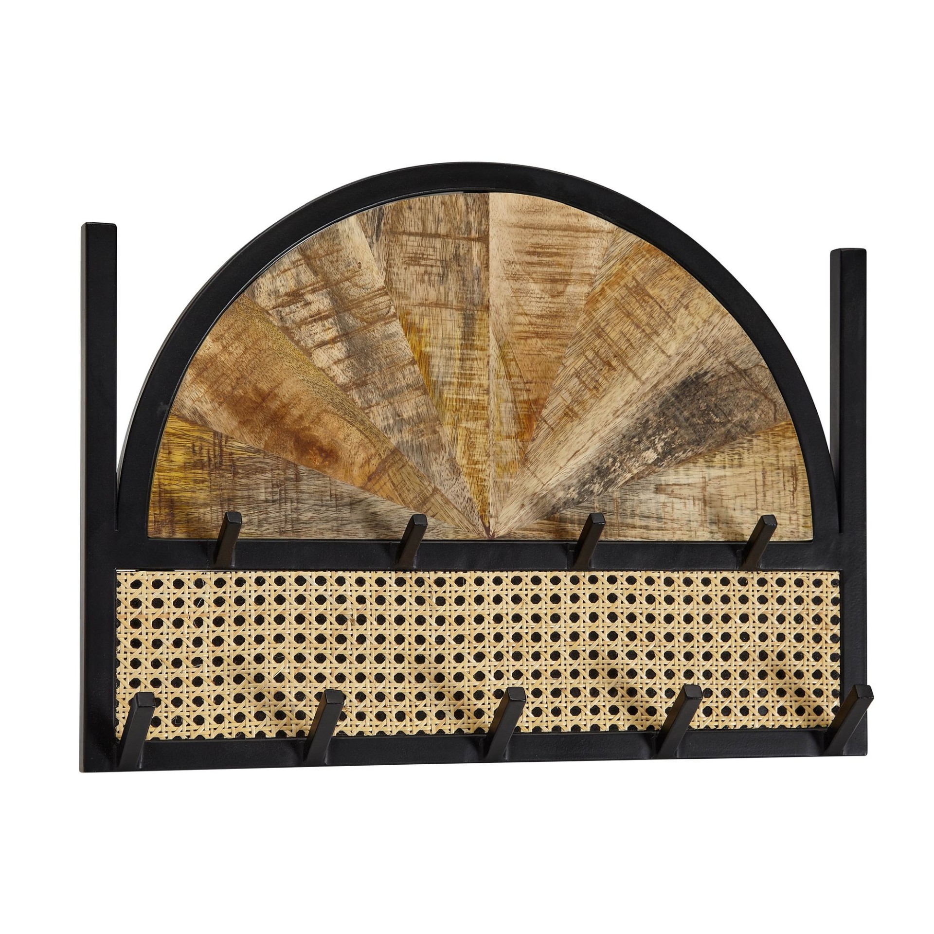 Wandgarderobe Skalanes Mango Massivholz Braun 53 × 7,5 × 40 cm