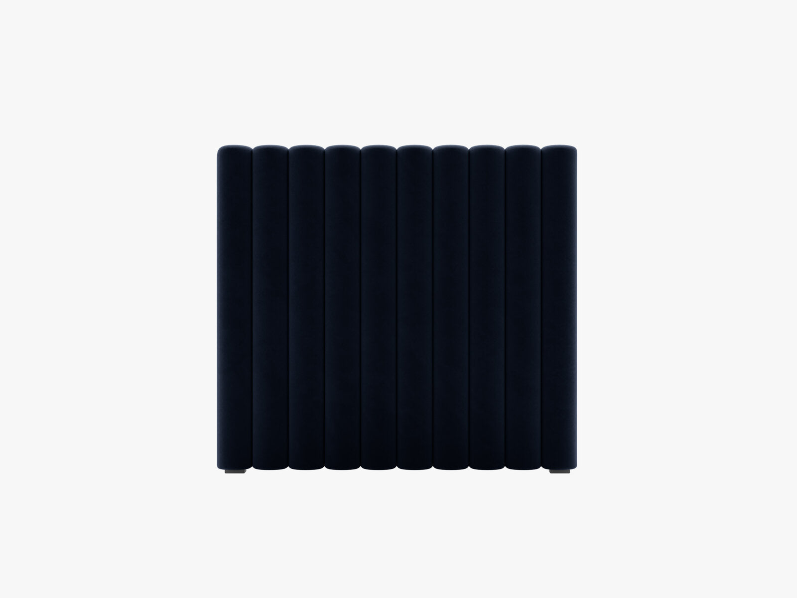 Micadoni Mistero Samtiger Kopfteil 80 cm Samt Paris Dunkelblau 100x95
