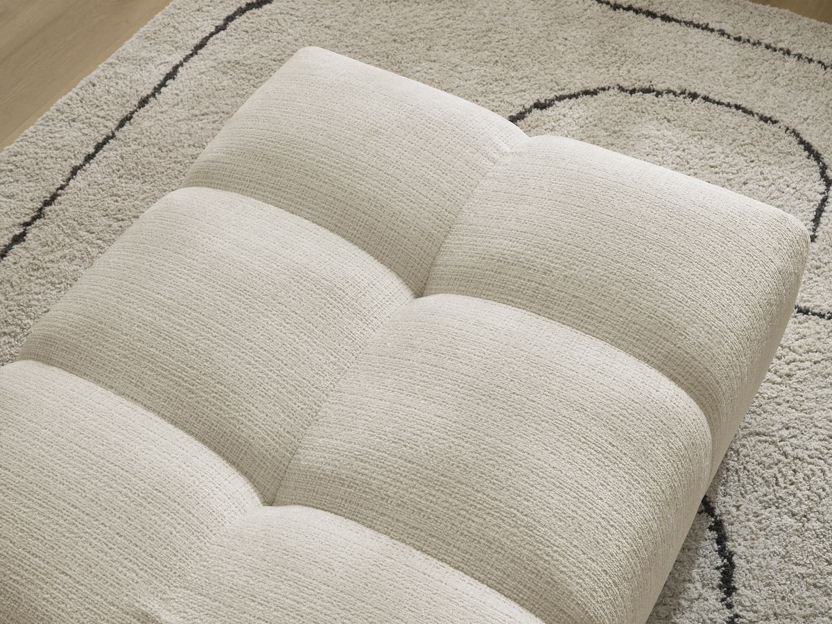Bobochic Anakin Pouf Strukturstoff Beige