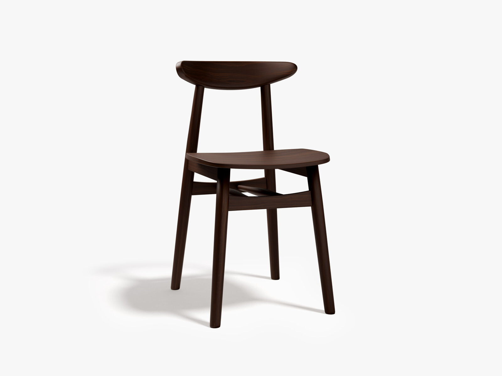 Micadoni Elie Samtiger Stuhl Wenge