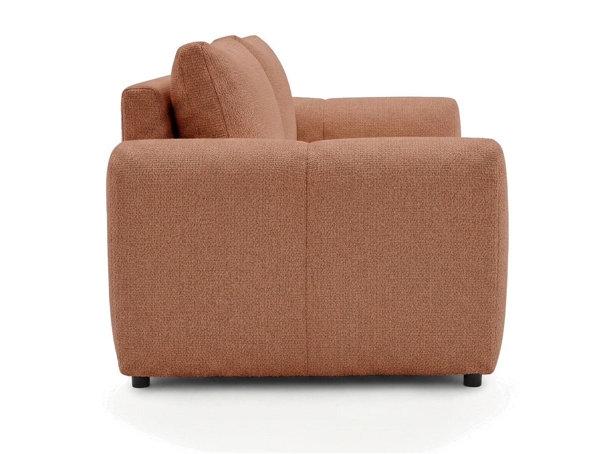Bobochic Fuji Schlafsofa 3-Sitzer Stoff Orange