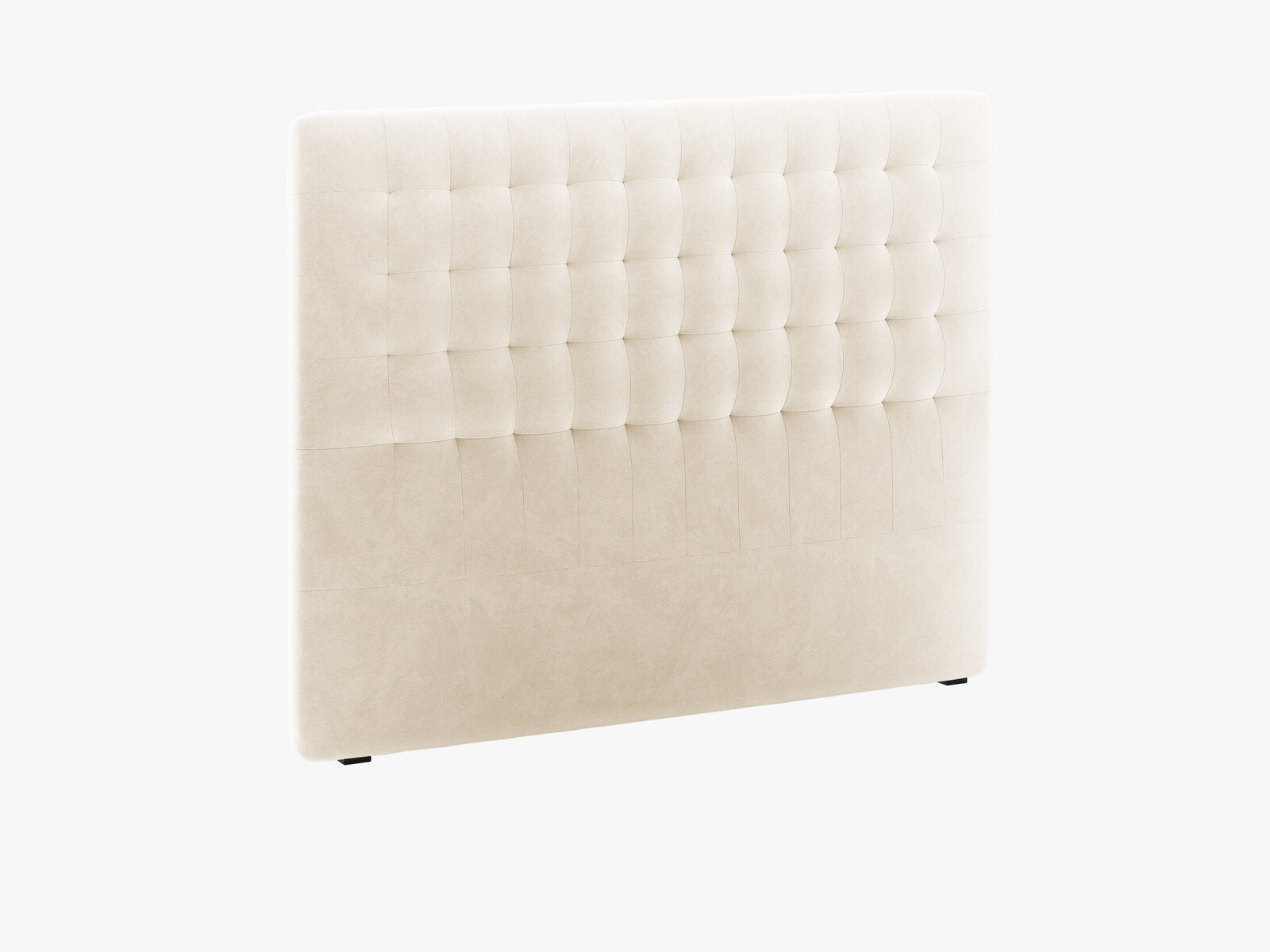 Micadoni Nova Samtiger Kopfteil 120 cm (H 120 cm) Samt Paris Beige 160x120