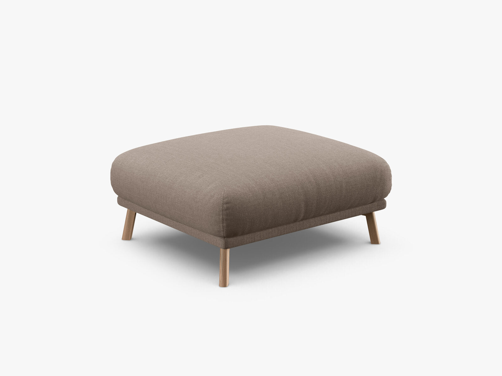 Micadoni Hocker Naomi Strukturierter Stoff Liberty Cappuccino