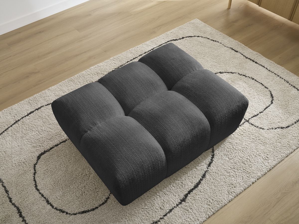 Bobochic Anakin Pouf Strukturstoff Schwarz