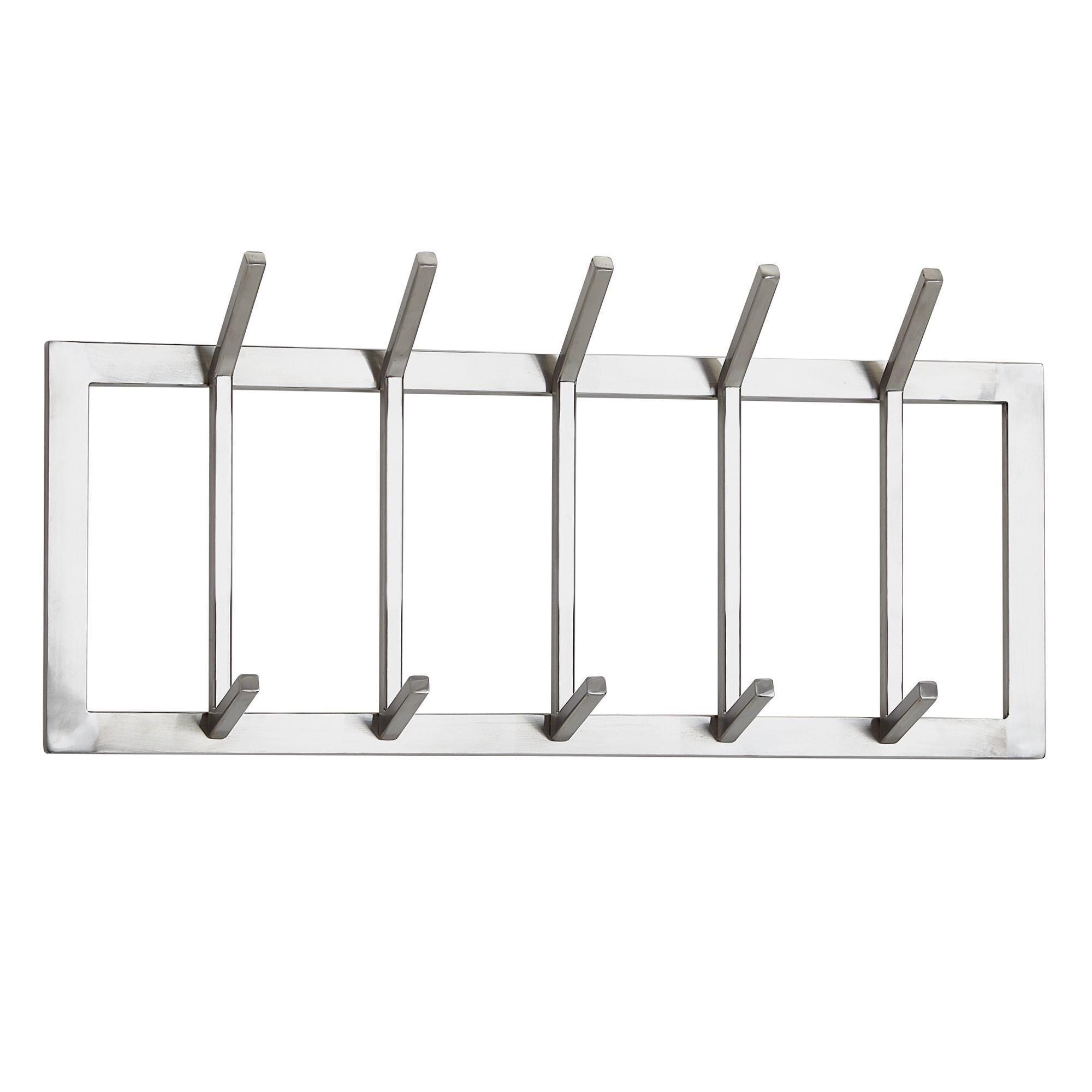 Wandgarderobe Fellabaer Metall Silber 65 × 10 × 30 cm