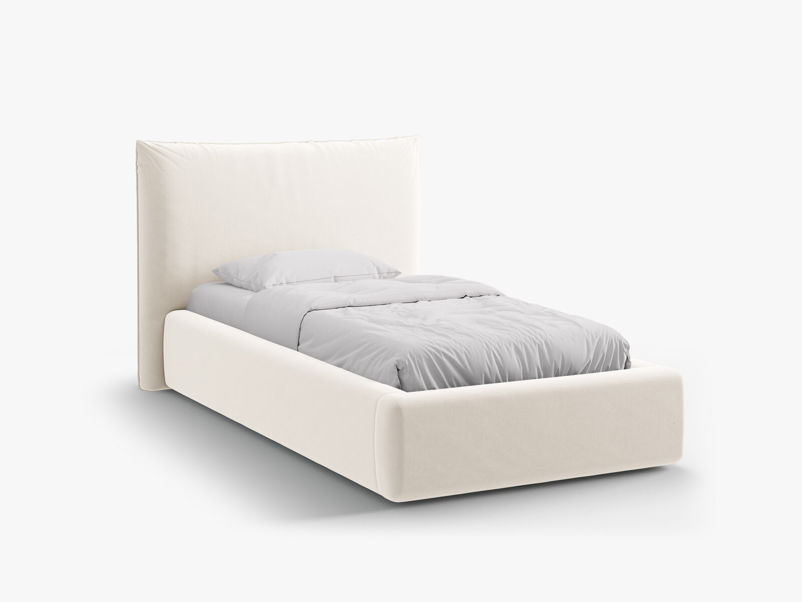 Micadoni Bett Kaelle Samt Bluvel Helles Beige