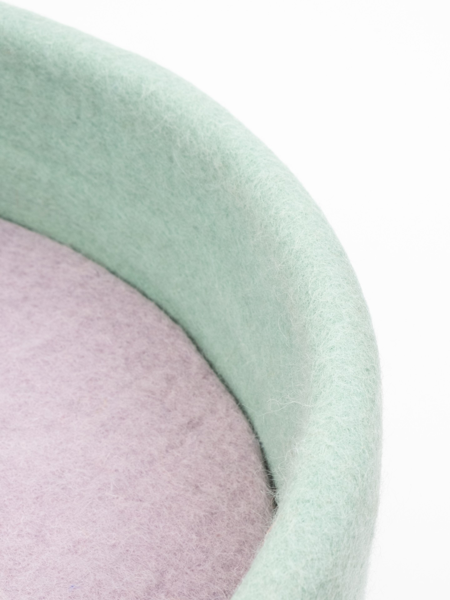 myfelt Fine Katzenkorb - Inlay Lavendel