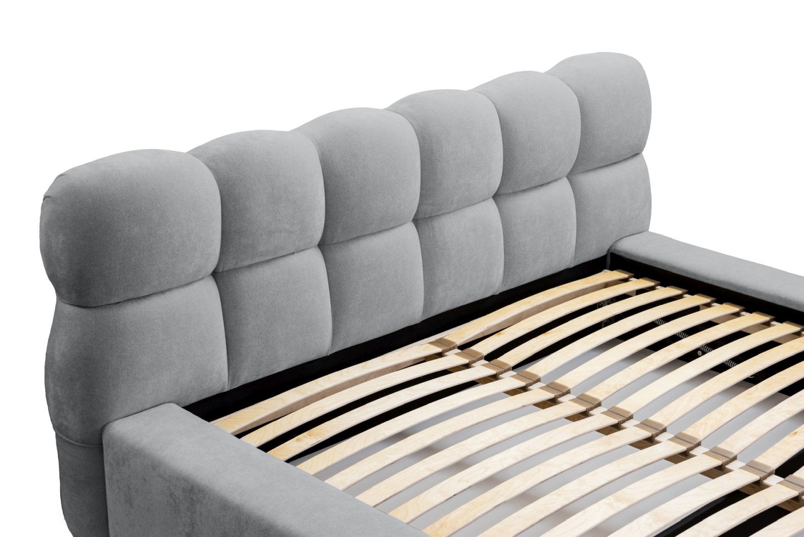 Polsterbett Vento-New Chenille 180x200 mit Metallrahmen Ditra-New 16