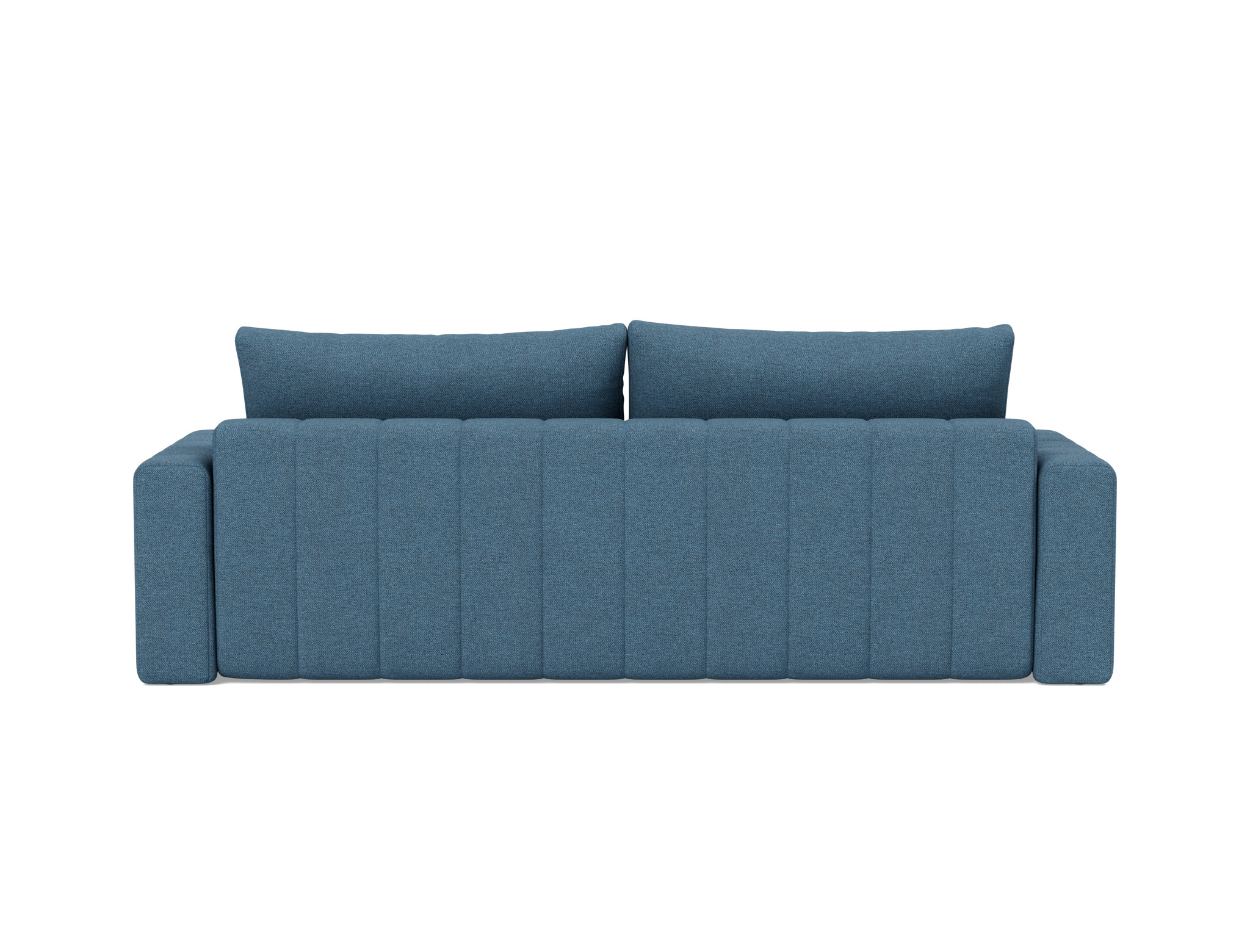 Schlafsofa Akello mit Armlehnen Strukturierter Stoff Weda 302-Weda-Blue