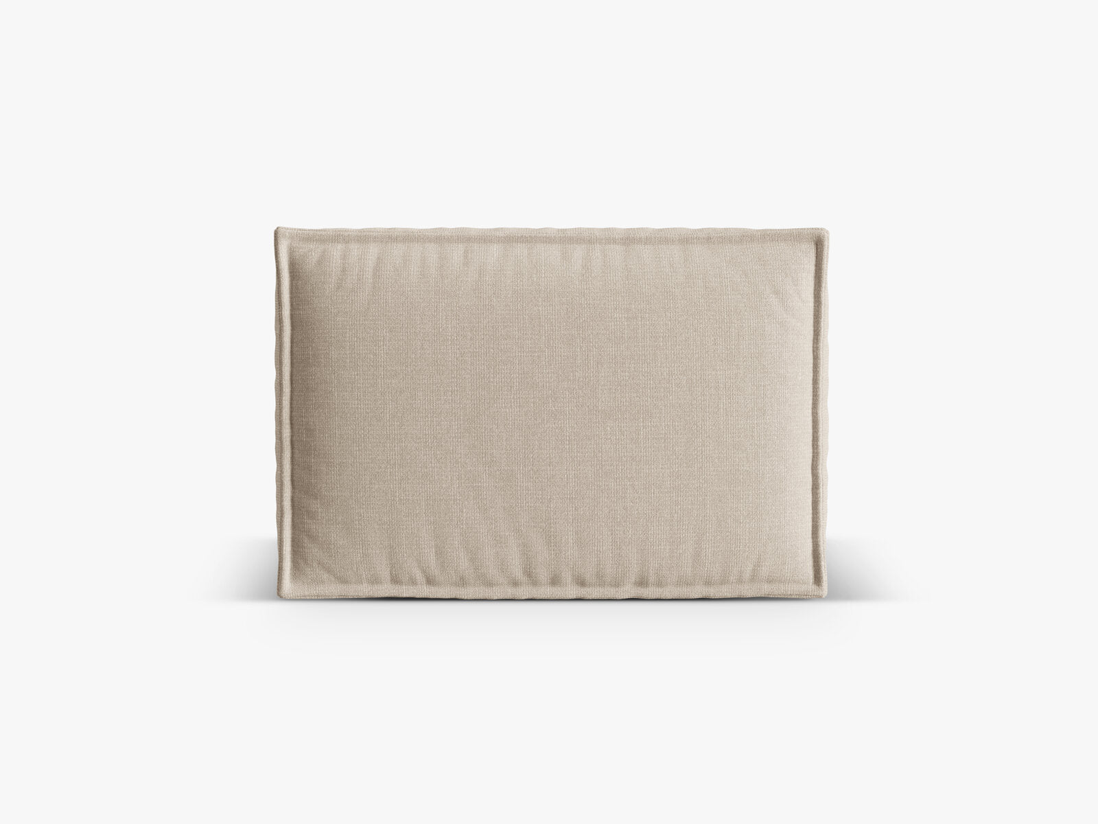 Micadoni Kissen Nuria Strukturierter Stoff Beige 60x40x19
