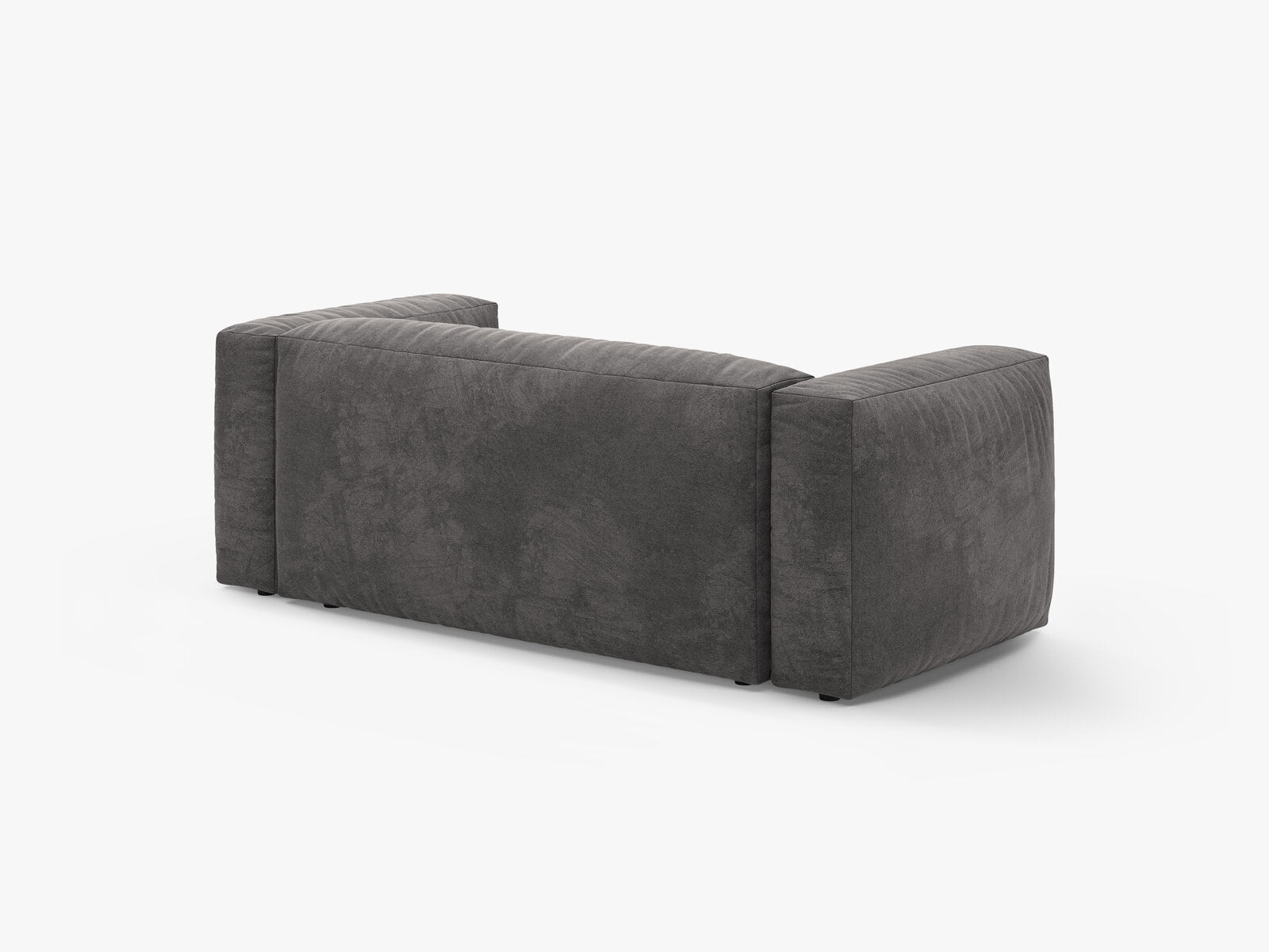 Micadoni Martina Sofa 2-Sitzer Samt Vogue Grau