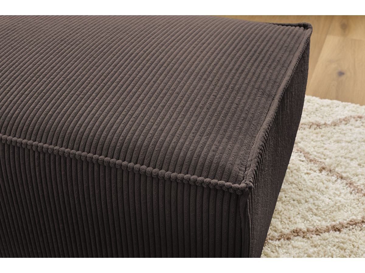 Bobochic Nihad Pouf Cordsamt Braun