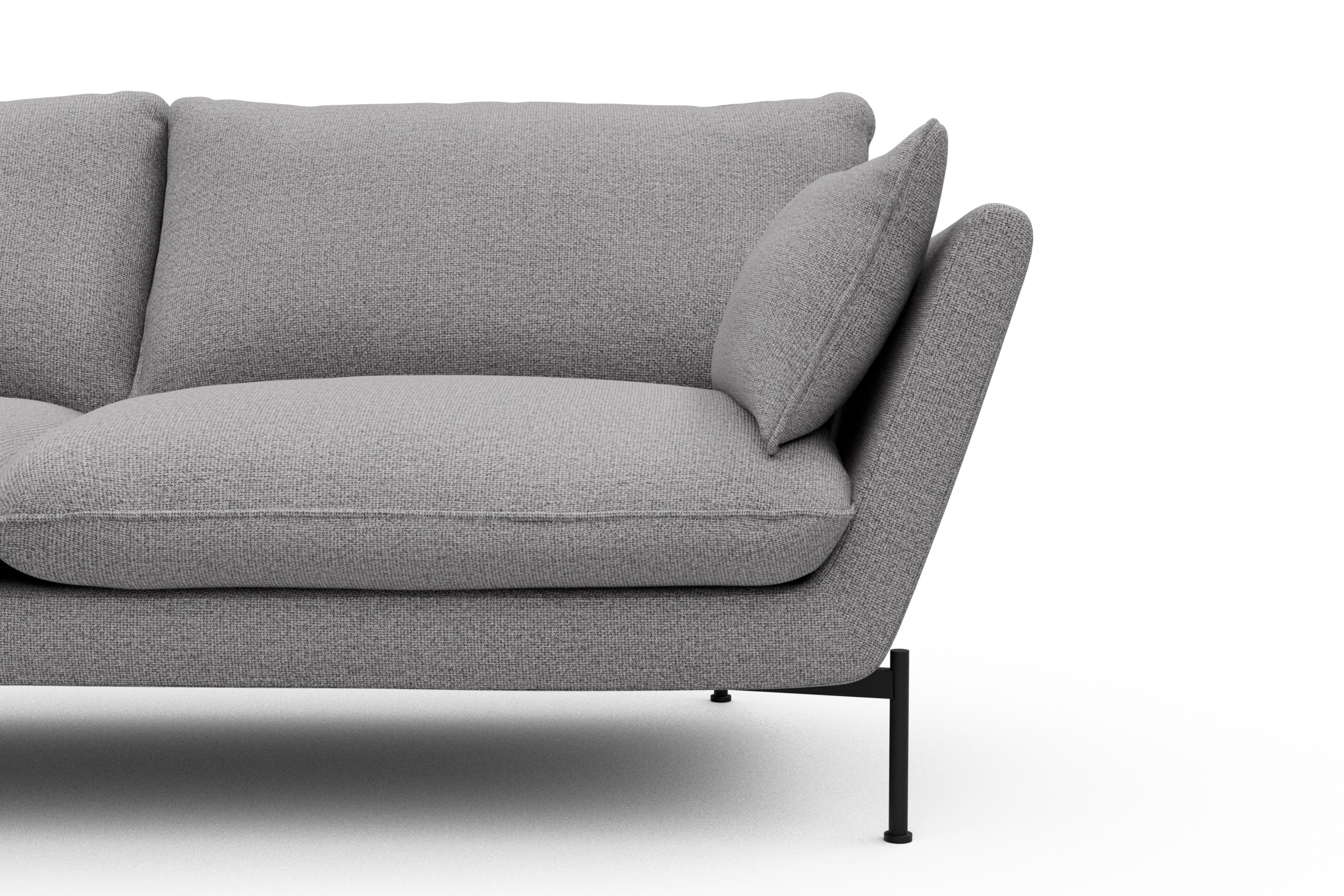 Sofa Anton 3-Sitzer Sama-Grey
