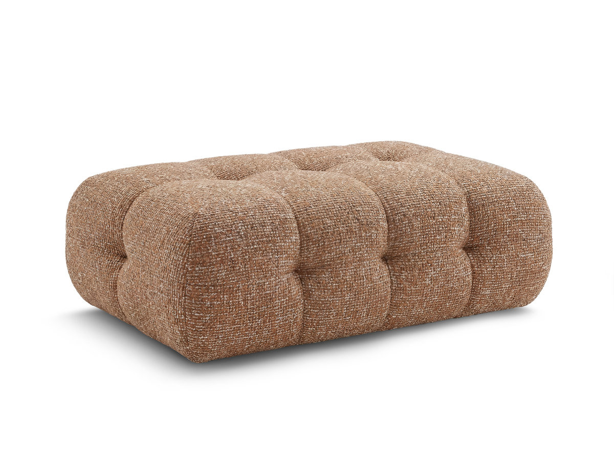 Bobochic Laura Pouf 135 × 84 cm Melange-Stoff Orange