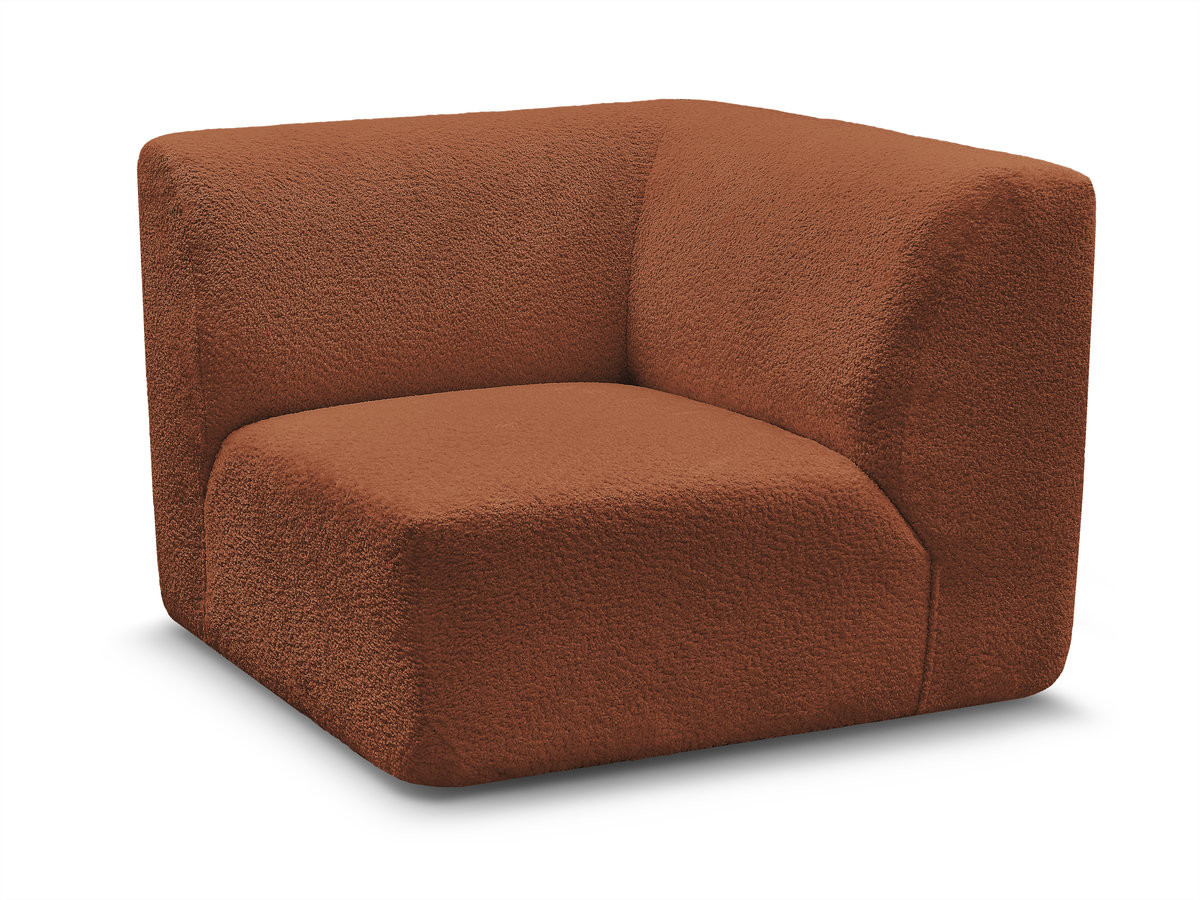 Bobochic Anda Sofa 1-Sitzer Chenille Orange