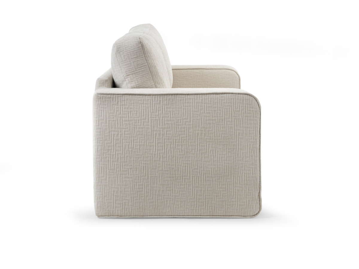 Bobochic Come Schlafsofa 2-Sitzer Strukturstoff Beige