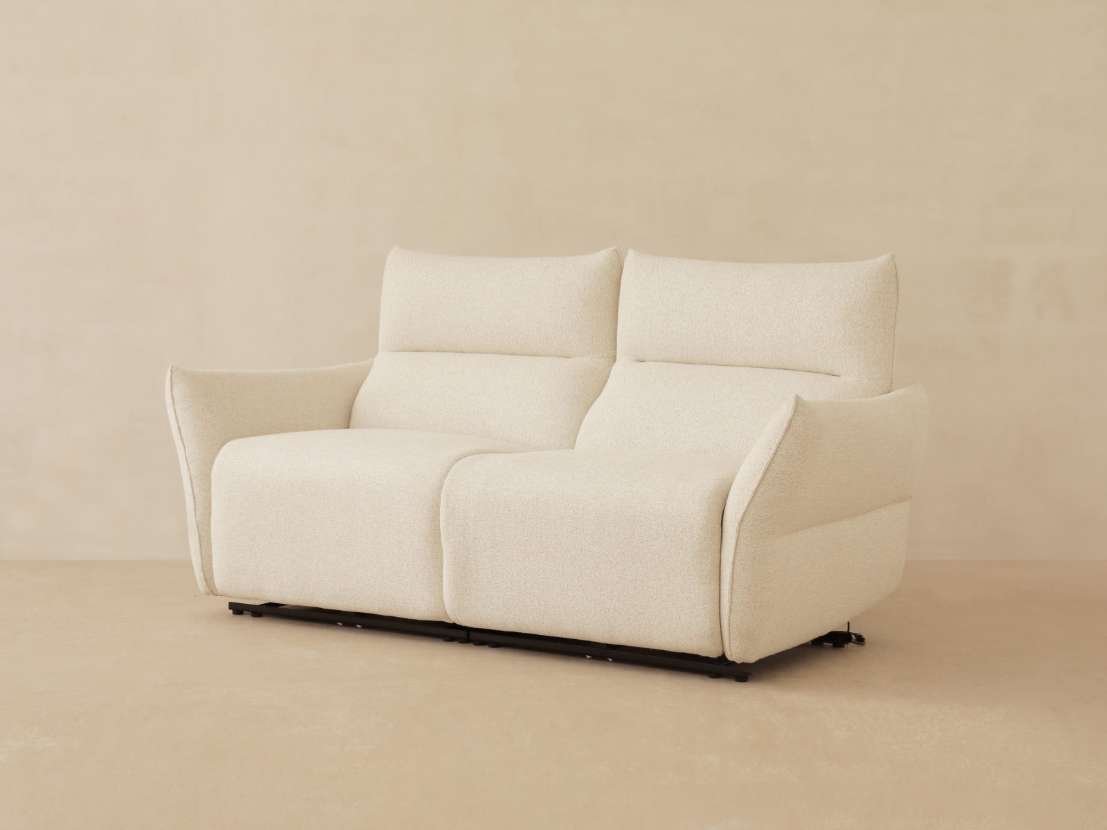 Micadoni Sofa Montgri 3-Sitzer Weiß