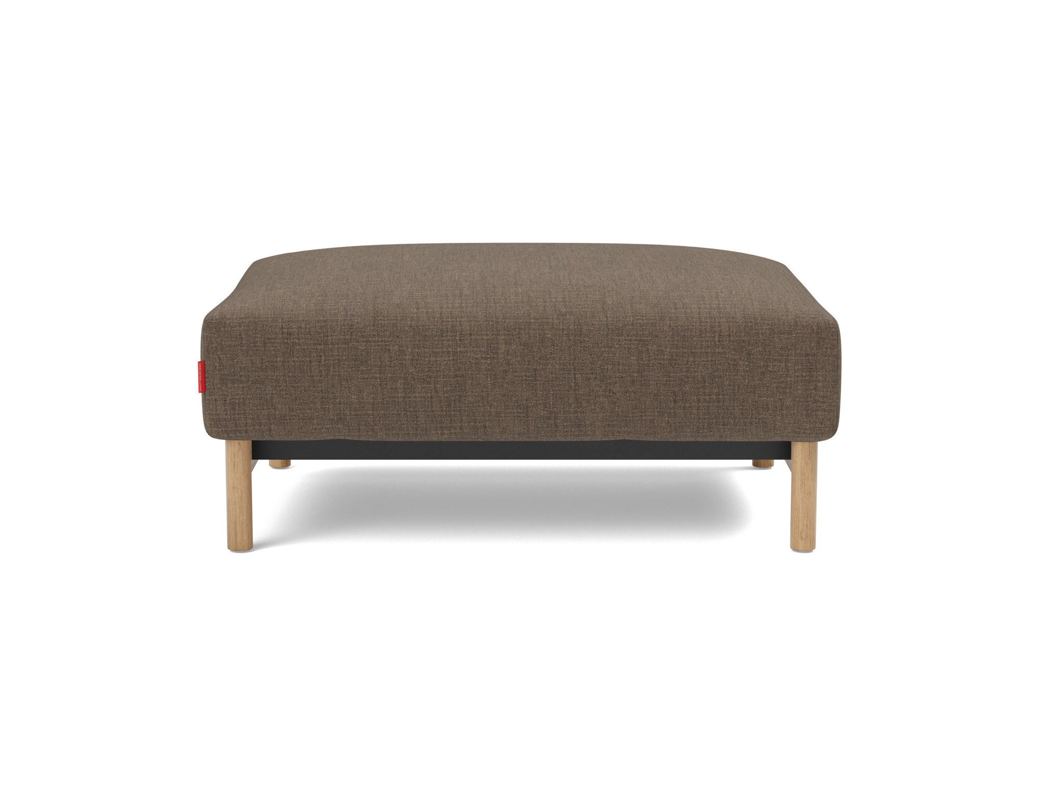 Hocker Malloy Chenille Esina 411-Cedar-Brown Beine Eiche
