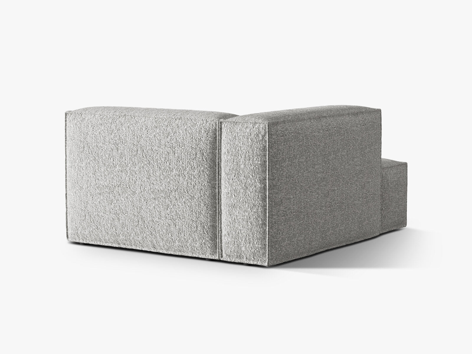 Micadoni Recamiere Nuria 1-Sitzer Links Boucle Silber