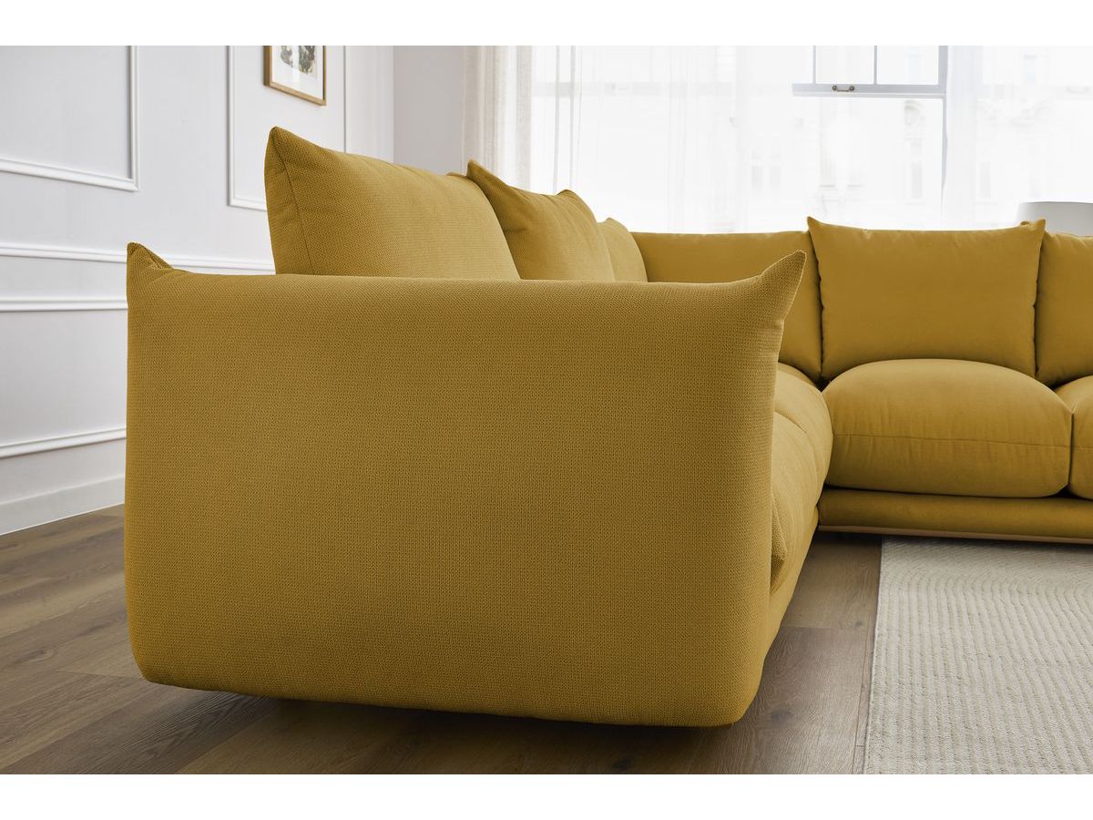 Bobochic Ernest Ecksofa Stoff Gelb