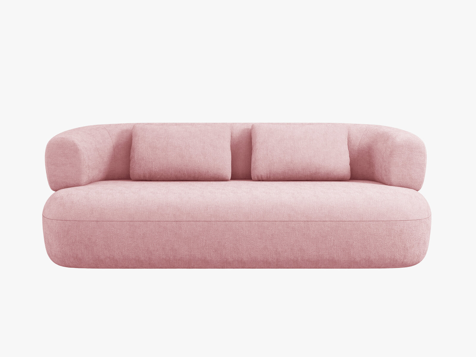 Micadoni Sofa Jenny 2-Sitzer Chenille Perfect Harmony Rosa