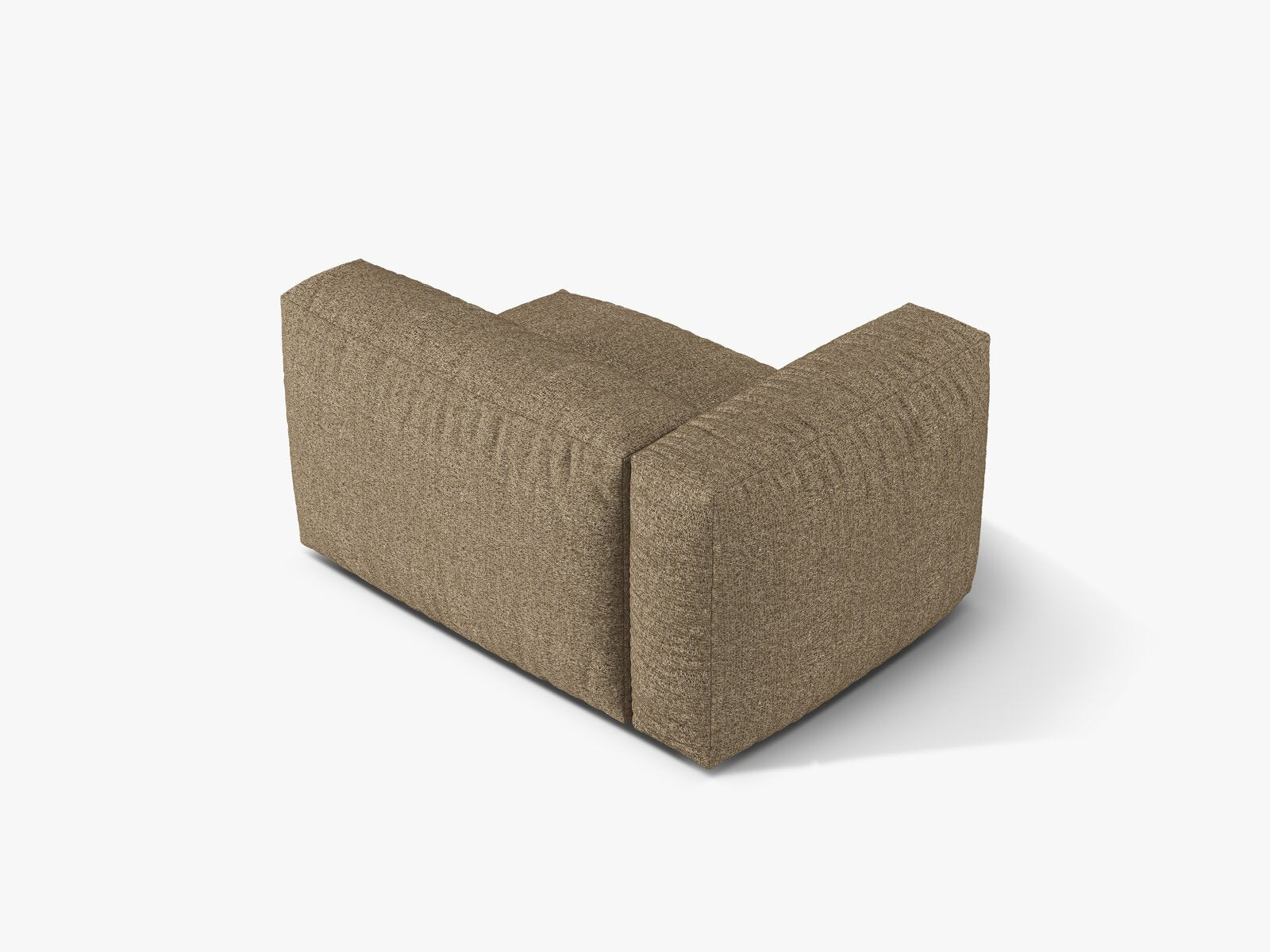 Micadoni Eckmodul Martina 1-Sitzer Links Boucle Monet Cappuccino