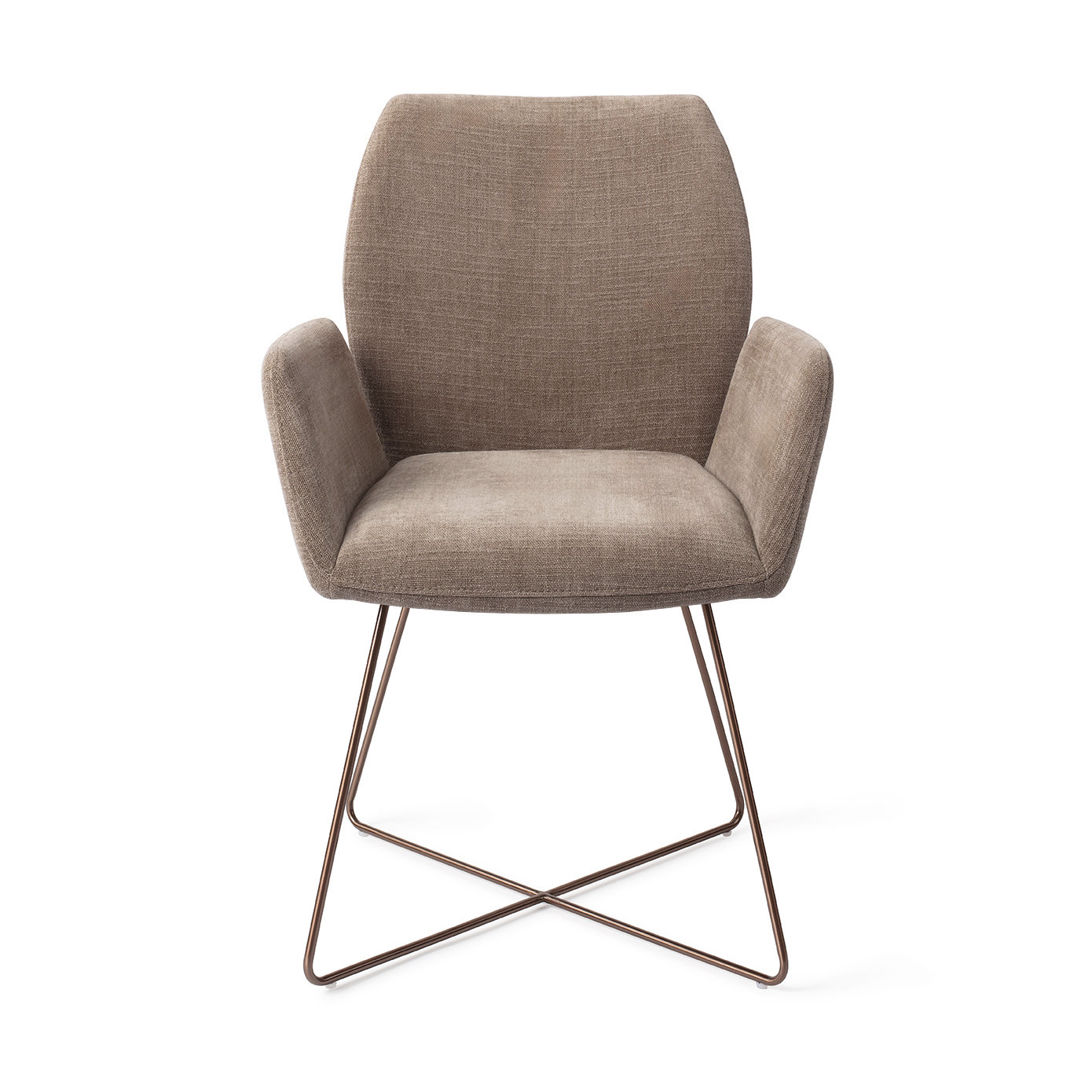 Jesper Home Esszimmerstuhl Misaki Mocha Mist Cross Rose