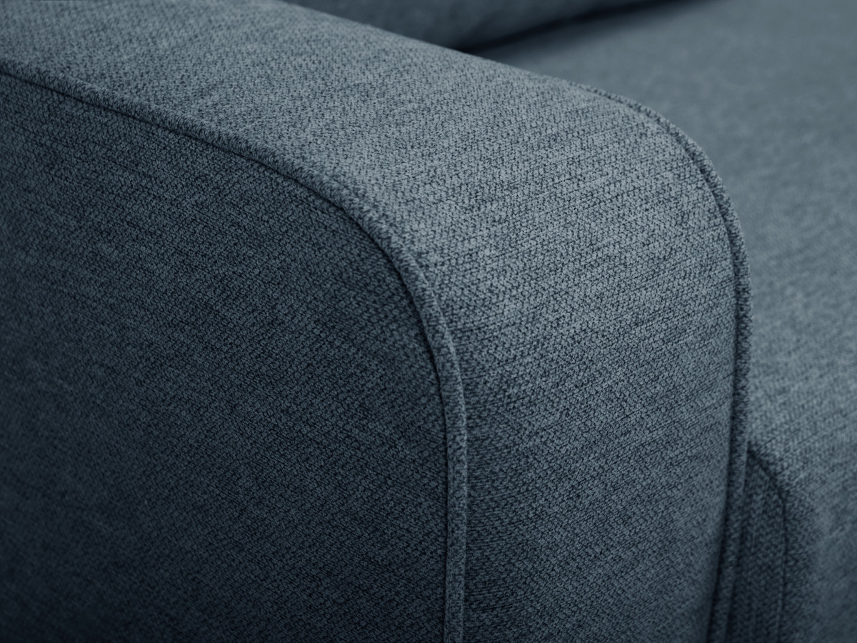 Bobochic Come Schlafsofa 2-Sitzer Melange-Stoff Dunkelblau