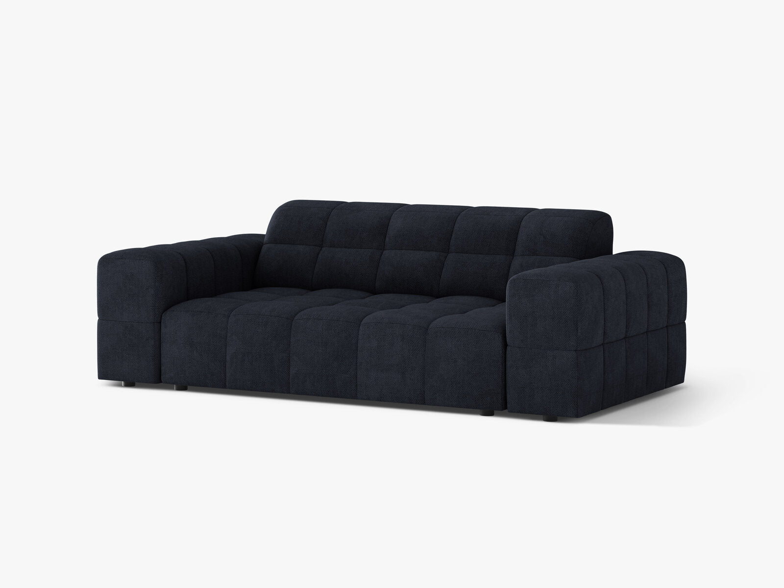 Micadoni Jennifer Sofa 2-Sitzer Chenille Eden Marineblau