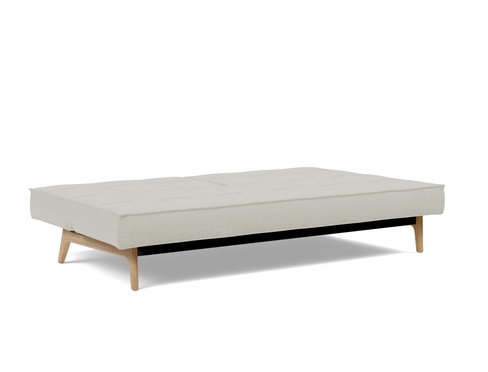 Schlafsofa Splitback Flachgewebe Mixed Dance 527-Natural Beine Eiche