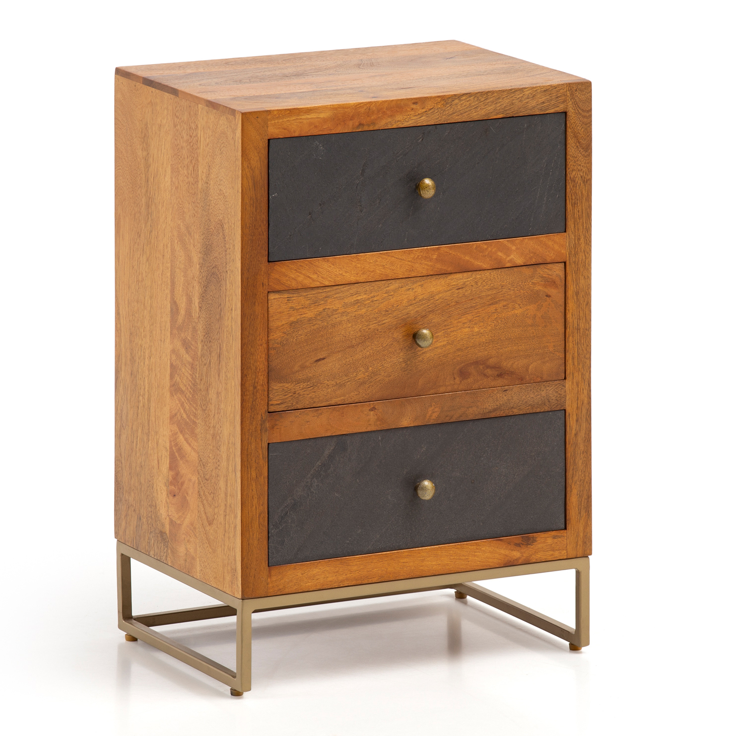 Nachttisch Blomvag Massivholz Braun 40 × 30 × 60 cm