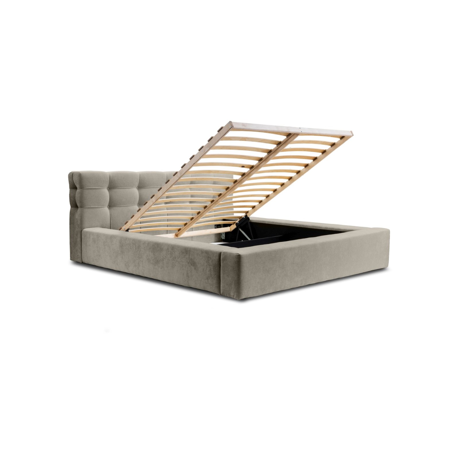 Polsterbett Pavo Chenille 160x200 mit Holzrahmen Ditra-New 03