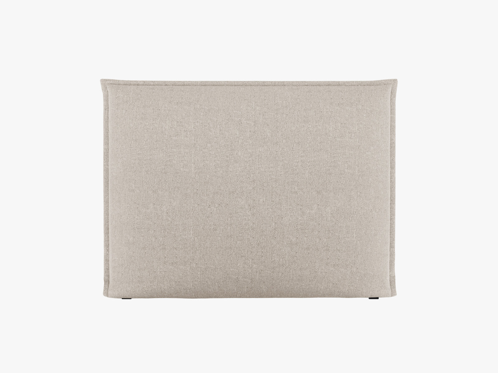 Micadoni Monica Samtiger Kopfteil 140 cm (H 120 cm) Chenille Eden Dunkelbeige 160x120