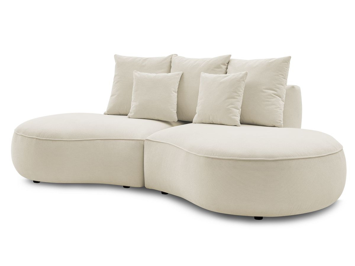 Bobochic Saint-germain Sofa 3-Sitzer Strukturstoff Beige