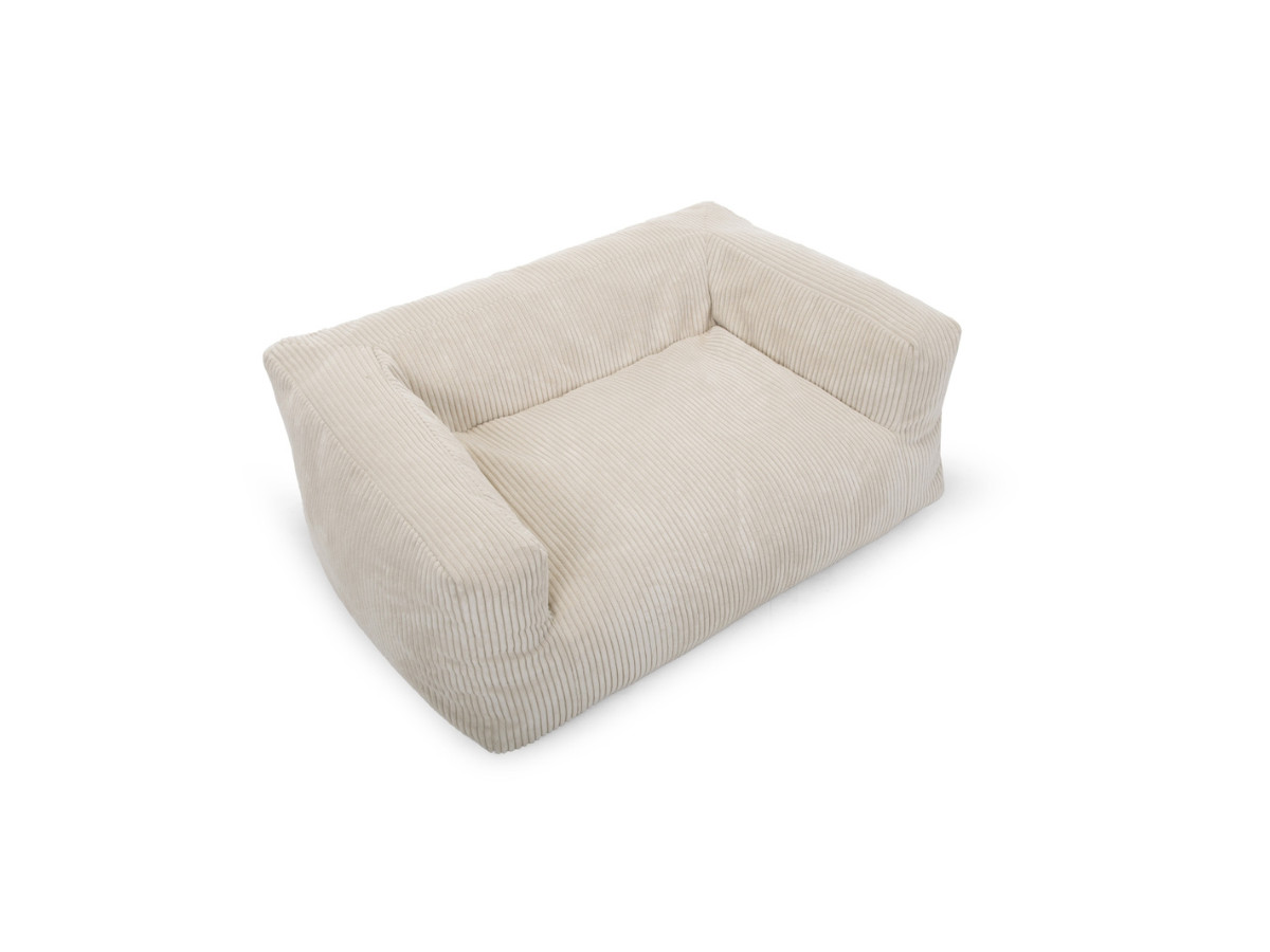 Bobochic Salto Hundekorb Cordsamt Beige, Größe L (90 cm)