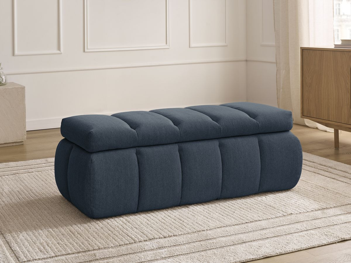 Bobochic Denali Bettbank 144 × 54 cm Stoff Dunkelblau