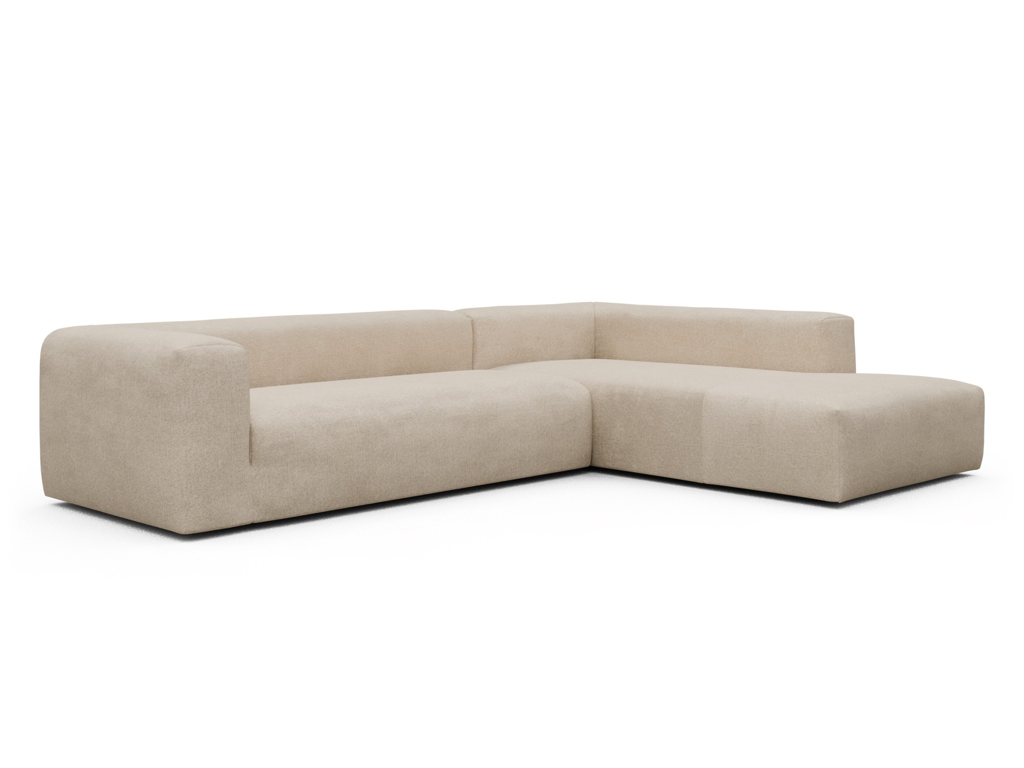 Skandi Home Ecksofa Fred Relax-Ecke rechts mit 2,5-Sitzer Casone-Natural-Beige moebelfaktor