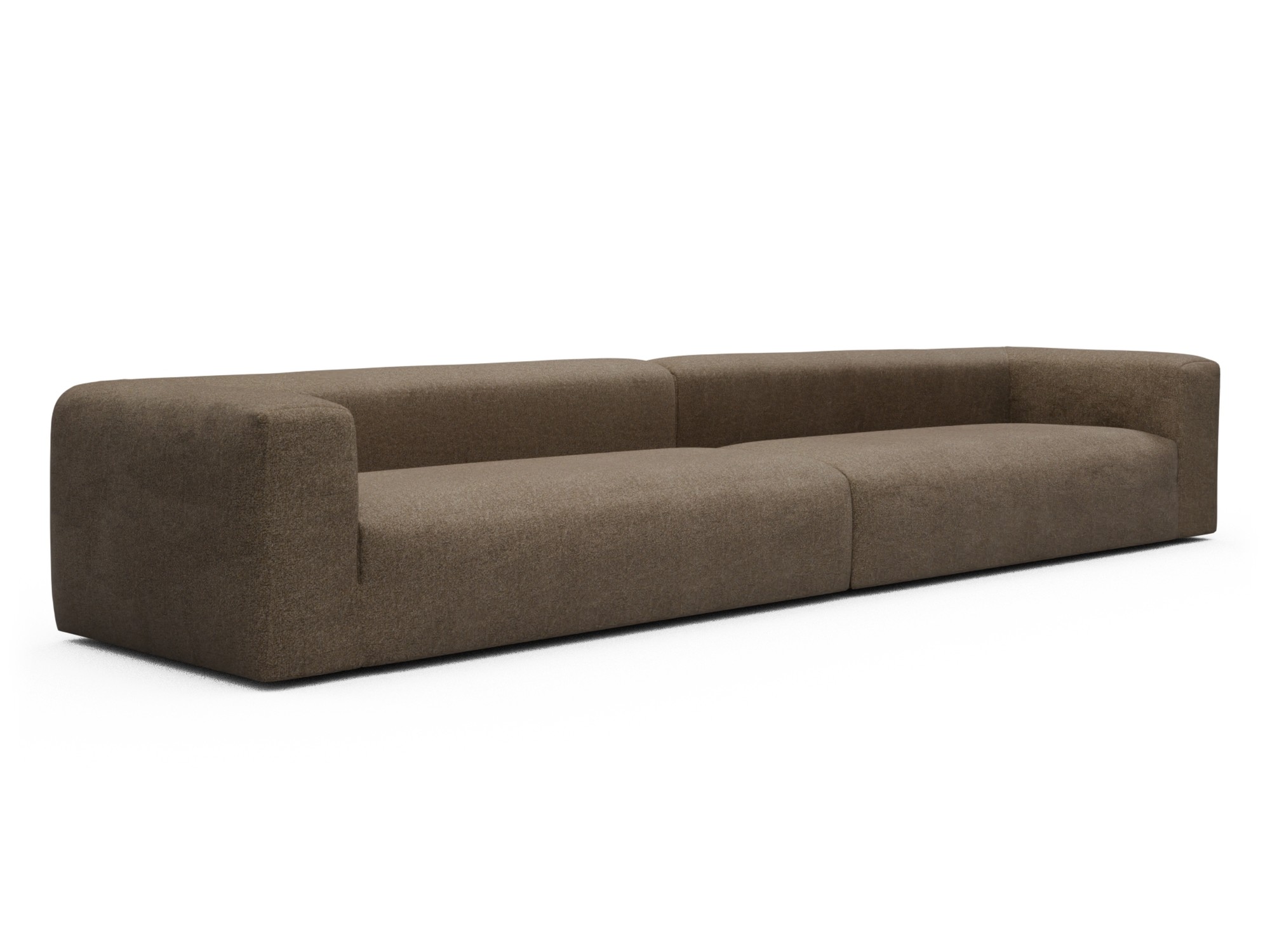 Skandi Home Modulares XXL Sofa Fred 5-Sitzer Aivi-Khaki-Brown moebelfaktor