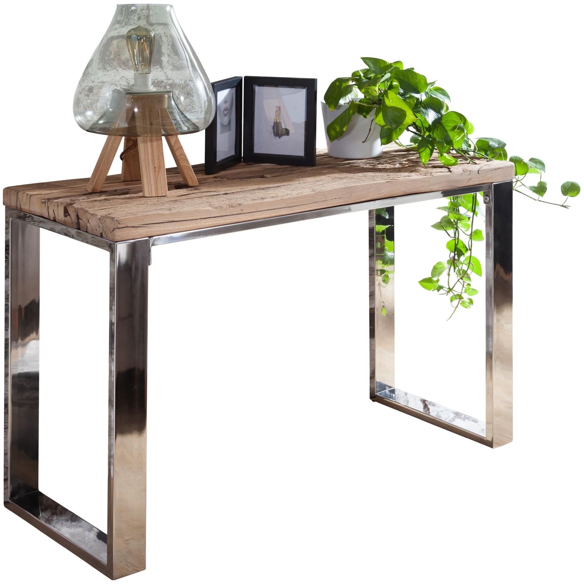 Konsolentisch Harboore Akazie Massivholz 115 × 46 × 76 cm