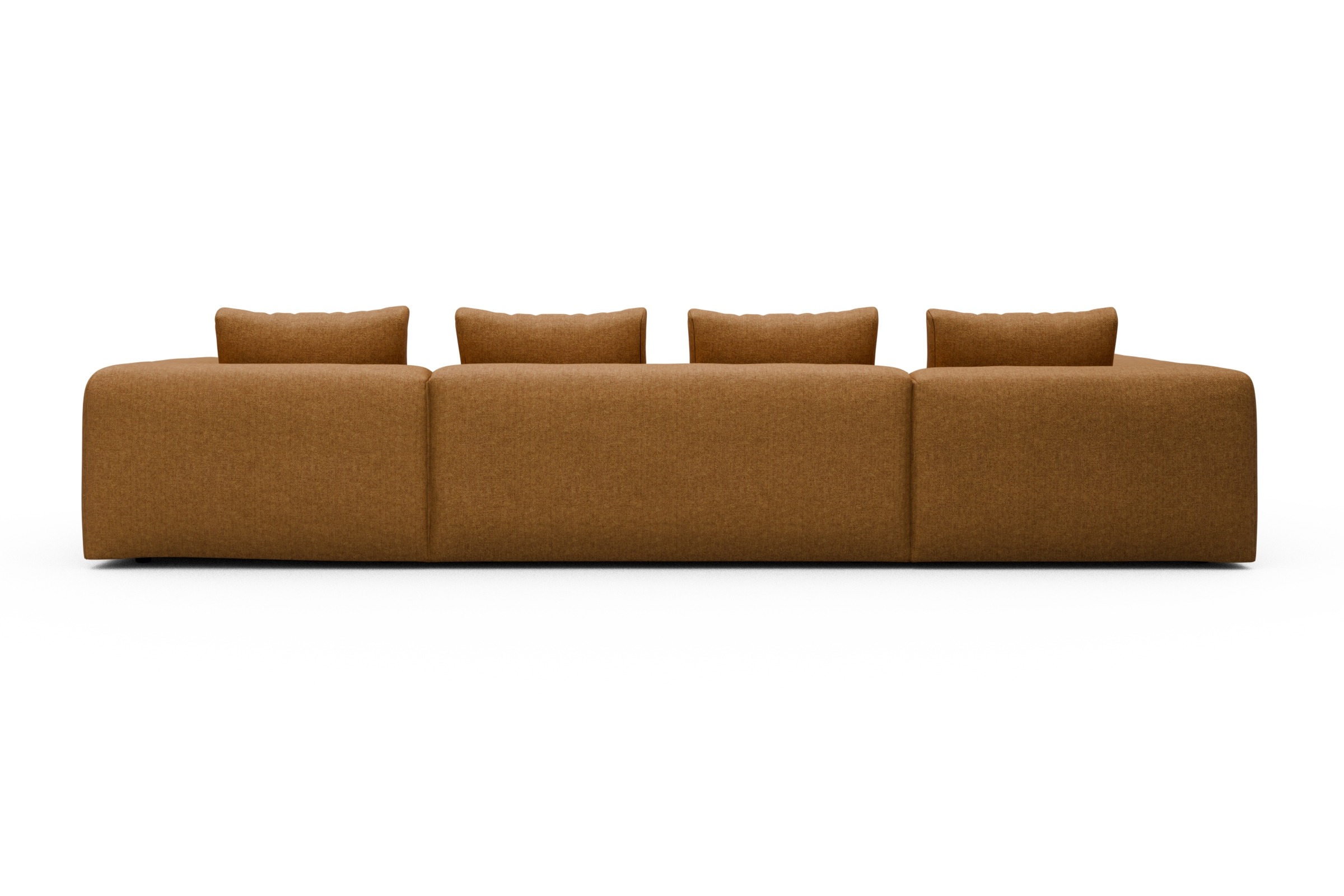 Wohnlandschaft Fred Relax-Ecke links mit 2-Sitzer und Chaiselongue rechts Sama-Cur