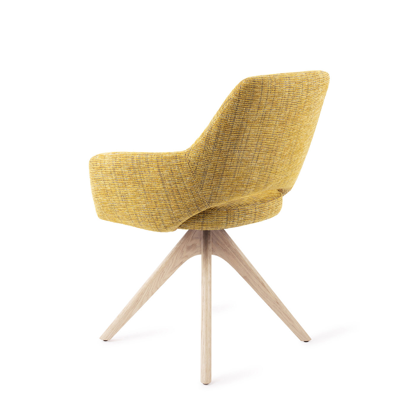 Jesper Home Esszimmerstuhl Yanai Lemon Lines Revolve Eiche gebleicht