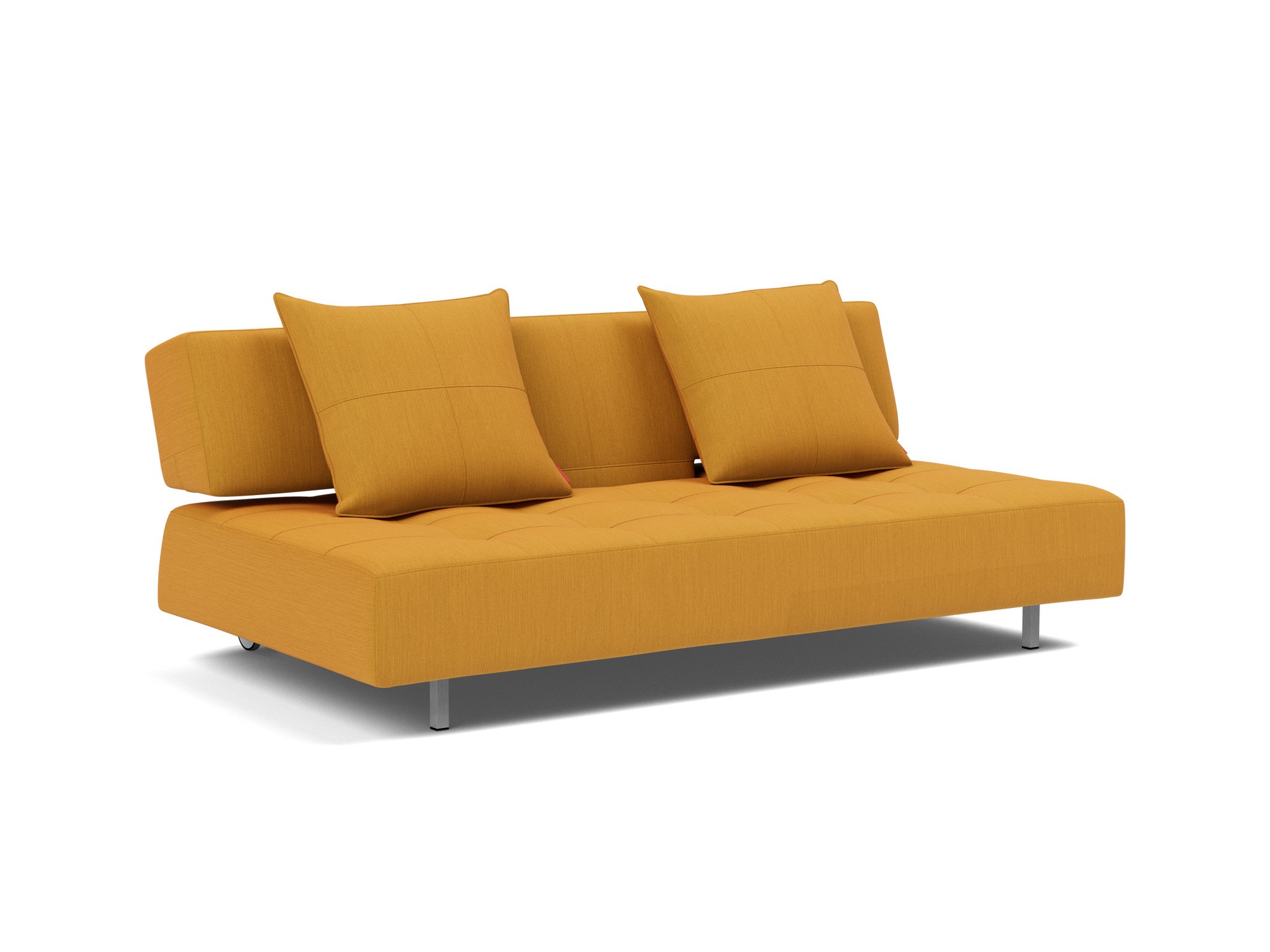 Schlafsofa Long Horn D.E.L. Flachgewebe Elegance 507-Burned-Curry