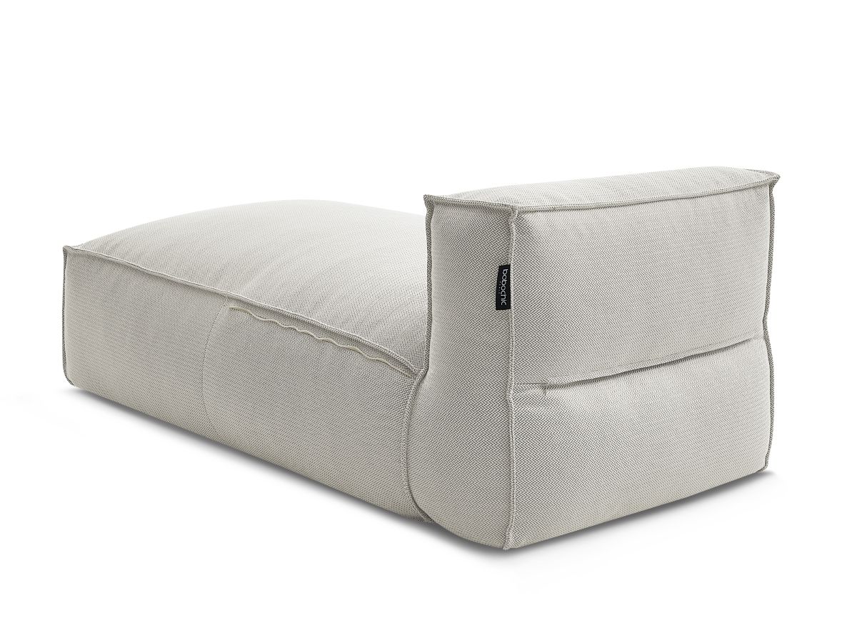 Bobochic Biarritz Méridienne-Modul Melange-Stoff Beige