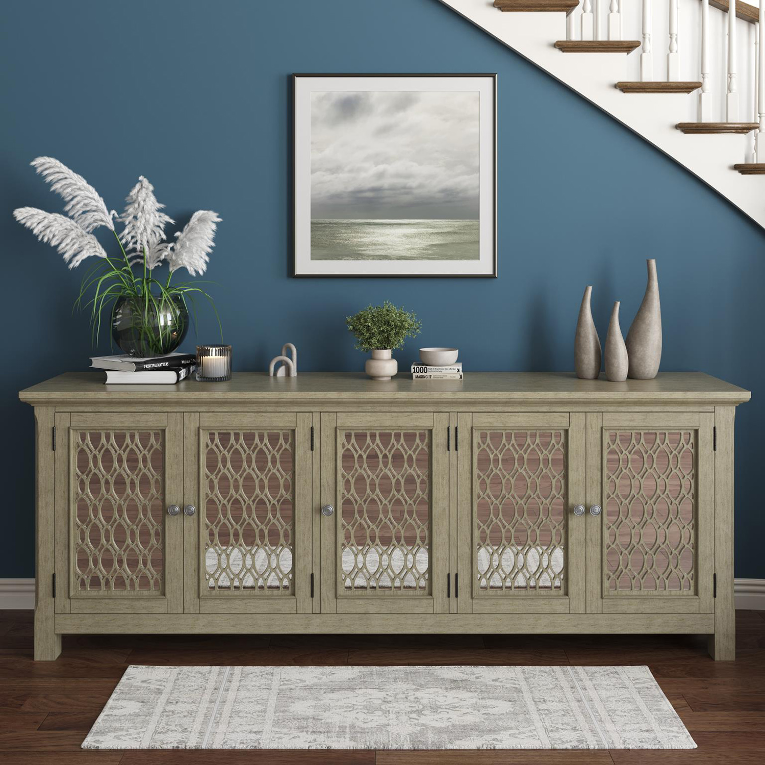 Livin Hill Kommode 5-türig Avola Gold, silberbraun AV2250-86