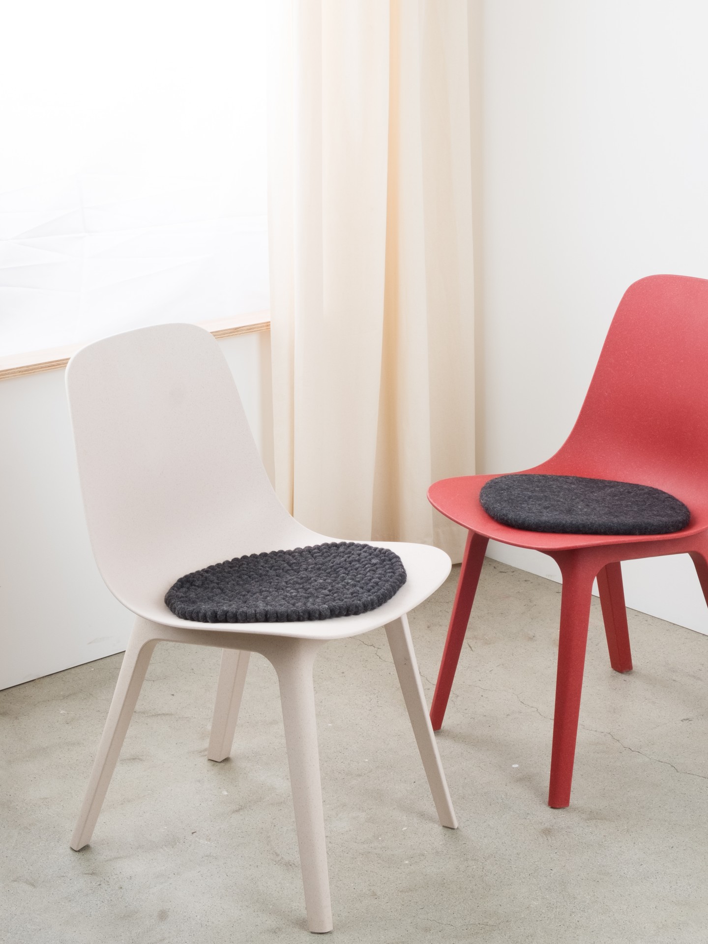 myfelt Hugo - Flache Sitzauflage rund