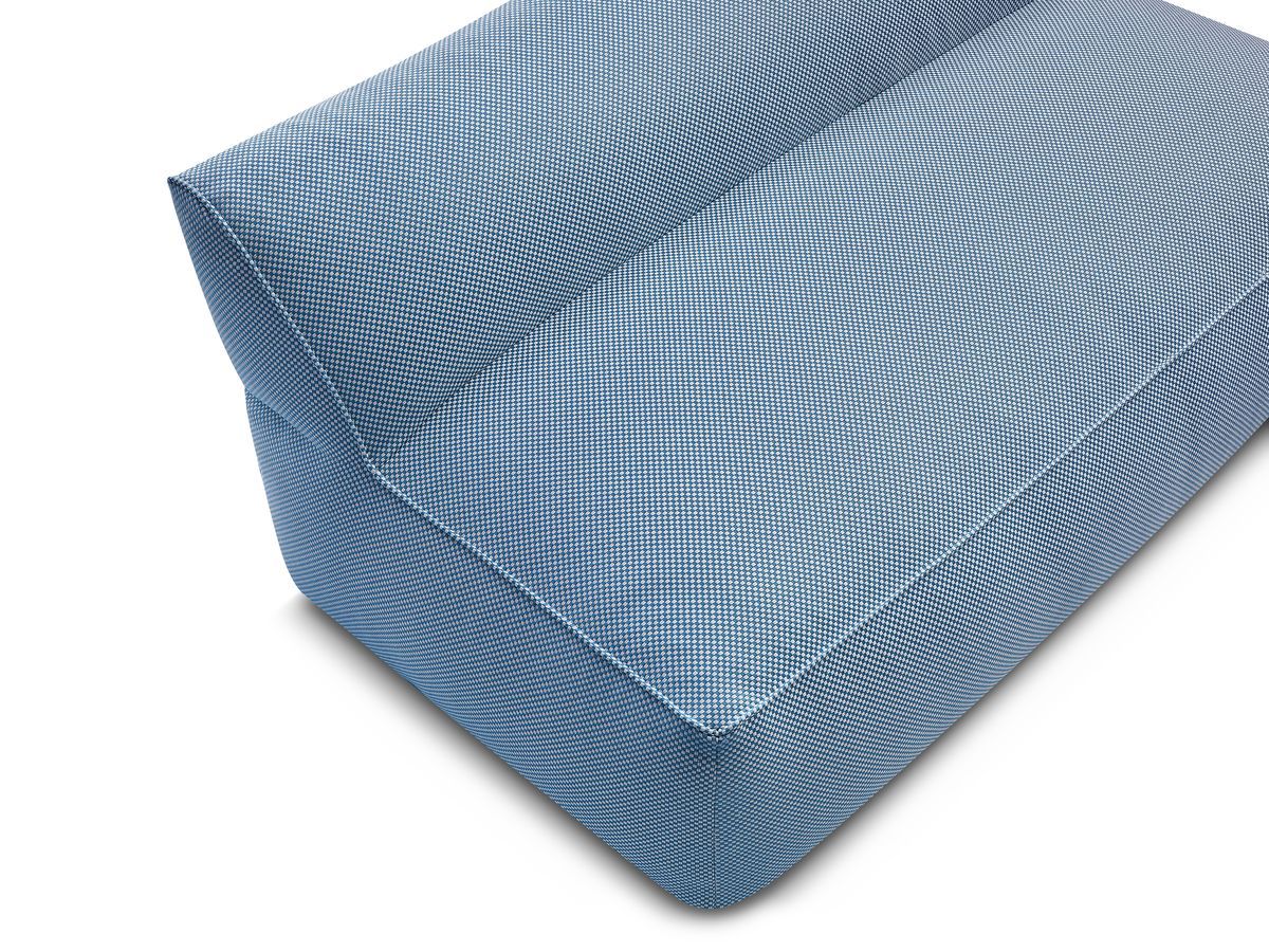 Bobochic Riviera Sofamodul 2-Sitzer Melange-Stoff Dunkelblau