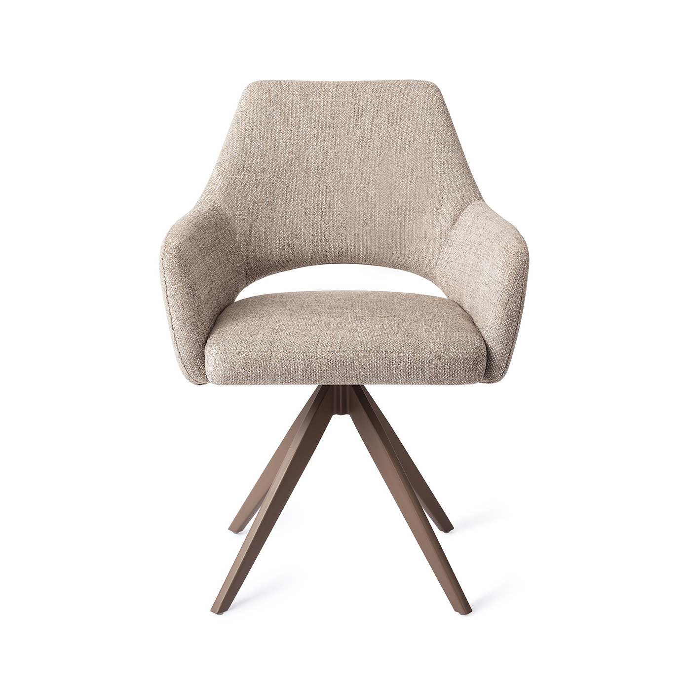 Jesper Home Esszimmerstuhl Yanai Biscuit-Beach Turn Braun moebelfaktor
